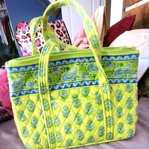 Vera Bradley Retired print - citrus elephant tote bag